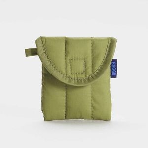 BAGGU Puffy Earbud Case in Pistachio Green